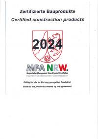 Zertifikat 2024 | Materialprüfungsamt Nordrhein-Westfalen